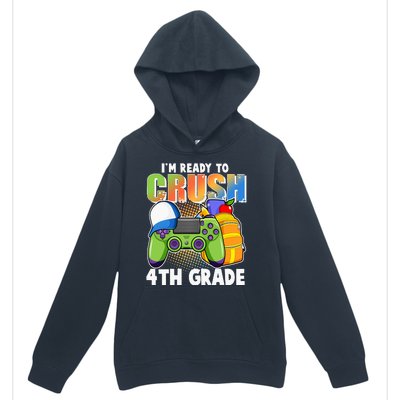 I'm Ready To Crush 4th Grade Video Gamer Urban Pullover Hoodie