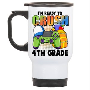 I'm Ready To Crush 4th Grade Video Gamer Stainless Steel Travel Mug