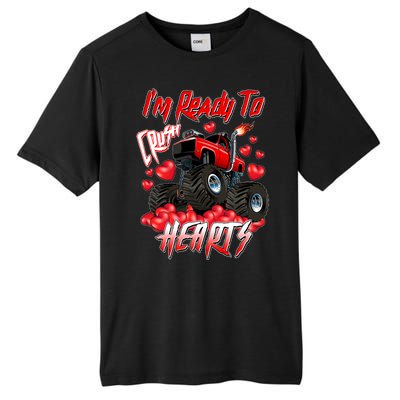 I'm Ready To Crush Hearts Monster Truck Valentine's Day Tall Fusion ChromaSoft Performance T-Shirt