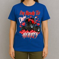 I'm Ready To Crush Hearts Monster Truck Valentine's Day T-Shirt