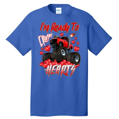 I'm Ready To Crush Hearts Monster Truck Valentine's Day Tall T-Shirt