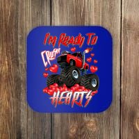 I'm Ready To Crush Hearts Monster Truck Valentine's Day Coaster