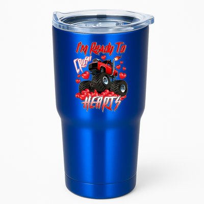I'm Ready To Crush Hearts Monster Truck Valentine's Day Tumbler