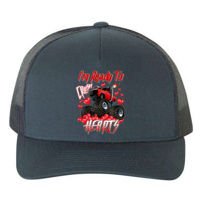 I'm Ready To Crush Hearts Monster Truck Valentine's Day Yupoong Adult 5-Panel Trucker Hat