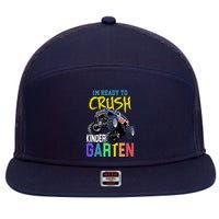 I'm Ready To Crush Kindergarten 7 Panel Mesh Trucker Snapback Hat