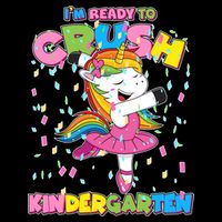 I'm Ready To Crush Kindergarten Cute Unicorn Backpack
