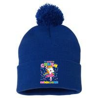 I'm Ready To Crush Kindergarten Cute Unicorn Pom Pom 12in Knit Beanie