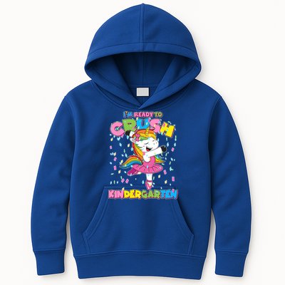 I'm Ready To Crush Kindergarten Cute Unicorn Kids Hoodie