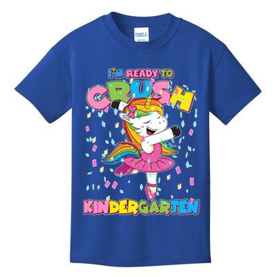 I'm Ready To Crush Kindergarten Cute Unicorn Kids T-Shirt