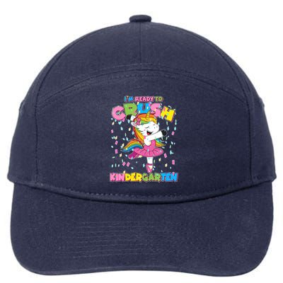 I'm Ready To Crush Kindergarten Cute Unicorn 7-Panel Snapback Hat