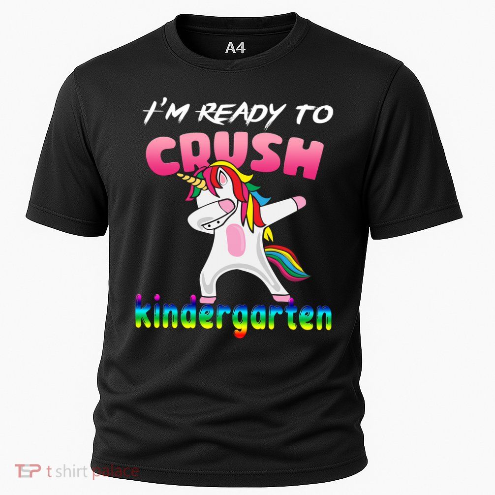 I'm Ready To Crush Kindergarten Cute Unicorn Dab Performance Shirt