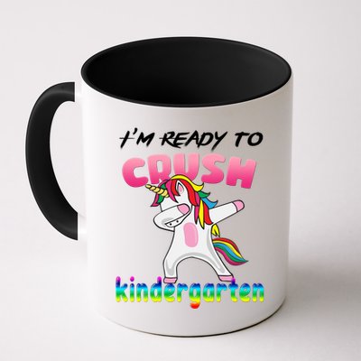 I'm Ready To Crush Kindergarten Cute Unicorn Dab Mug