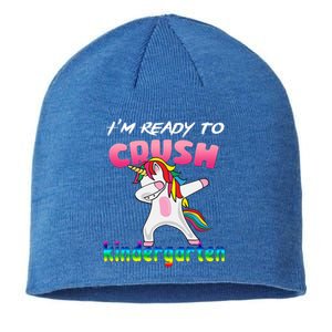 I'm Ready To Crush Kindergarten Cute Unicorn Dab Sustainable Beanie