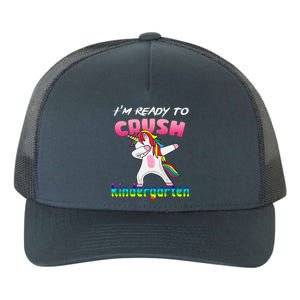 I'm Ready To Crush Kindergarten Cute Unicorn Dab Yupoong Adult 5-Panel Trucker Hat