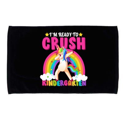 I'm Ready To Crush Kindergarten Unicorn Rainbow Microfiber Hand Towel