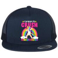I'm Ready To Crush Kindergarten Unicorn Rainbow Flatbill Hat