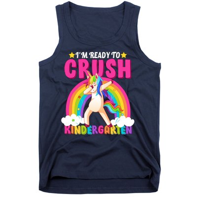 I'm Ready To Crush Kindergarten Unicorn Rainbow Tank Top