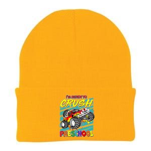 I'm Ready To Crush Preschool Monster Truck Madness Knit Cap Winter Beanie