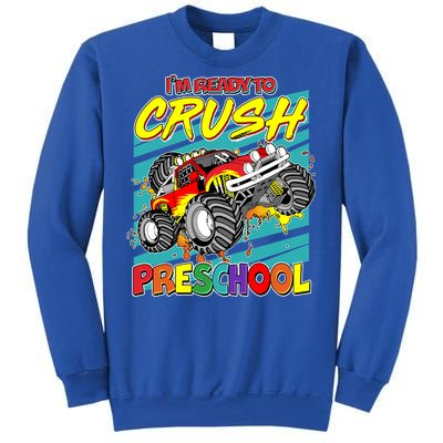 I'm Ready To Crush Preschool Monster Truck Madness Sweatshirt