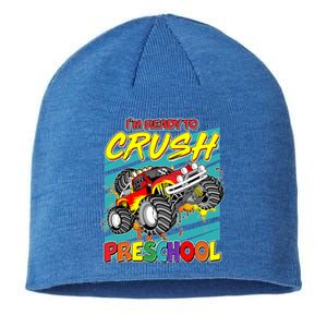 I'm Ready To Crush Preschool Monster Truck Madness Sustainable Beanie