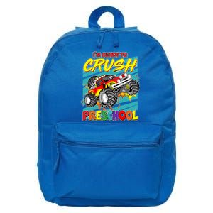 I'm Ready To Crush Preschool Monster Truck Madness 16 in Basic Backpack