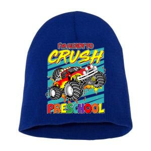 I'm Ready To Crush Preschool Monster Truck Madness Short Acrylic Beanie