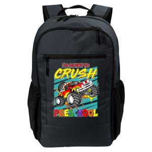 I'm Ready To Crush Preschool Monster Truck Madness Daily Commute Backpack