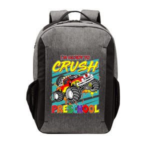 I'm Ready To Crush Preschool Monster Truck Madness Vector Backpack