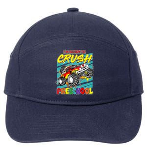 I'm Ready To Crush Preschool Monster Truck Madness 7-Panel Snapback Hat