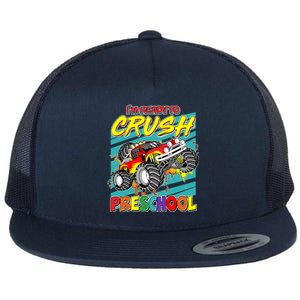 I'm Ready To Crush Preschool Monster Truck Madness Flat Bill Trucker Hat