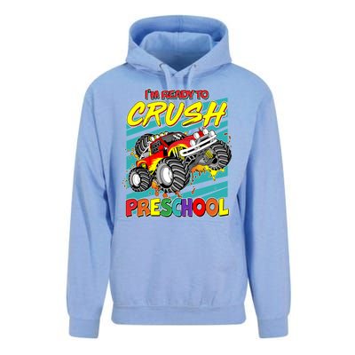 I'm Ready To Crush Preschool Monster Truck Madness Unisex Surf Hoodie