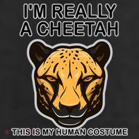 I'm Really A Cheetah Human Costume Cool Comfort Performance Bucket Hat