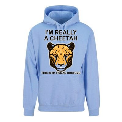 I'm Really A Cheetah Human Costume Unisex Surf Hoodie