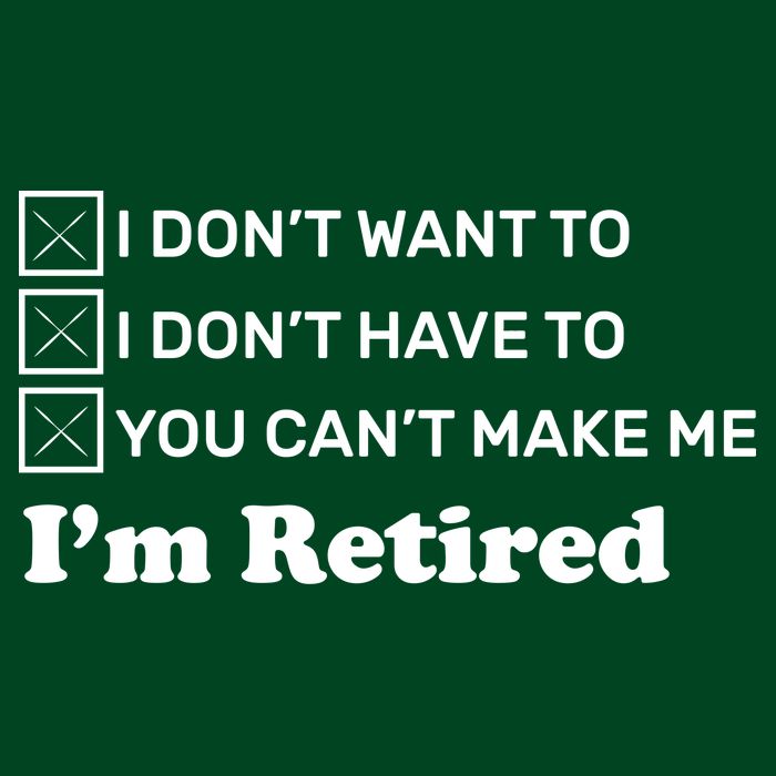 I'm Retired Cooling Performance Long Sleeve Crew