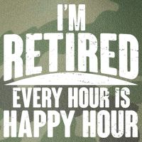 I'm Retired Every Hour is Happy Hour Legacy Tie Dye Trucker Hat