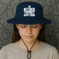 I'm Retired Every Hour is Happy Hour Bucket Hat