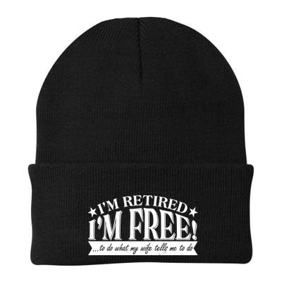 I'm Retired I'm Free To Do Whatever My Wife Tells Me To Do Beanie