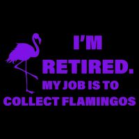 I'm Retired My Job Is To Collect Flamingos 16oz Travel Tumbler