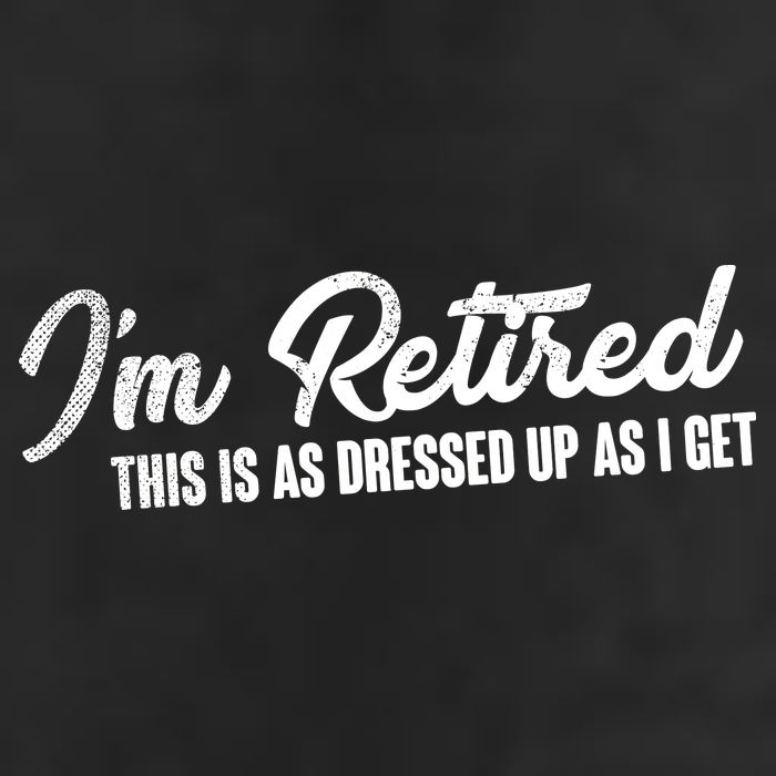 I'm Retired This Is As Dressed Up As I get Crop Fleece Hoodie