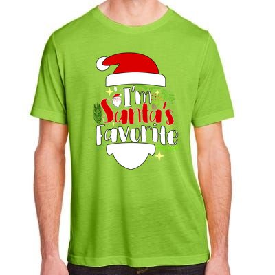 I'm Santa's Favorite Christmas Adult ChromaSoft Performance T-Shirt