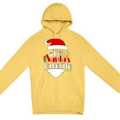 I'm Santa's Favorite Christmas Premium Pullover Hoodie