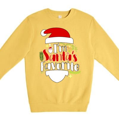 I'm Santa's Favorite Christmas Premium Crewneck Sweatshirt