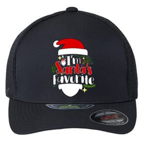 I'm Santa's Favorite Christmas Flexfit Unipanel Trucker Cap