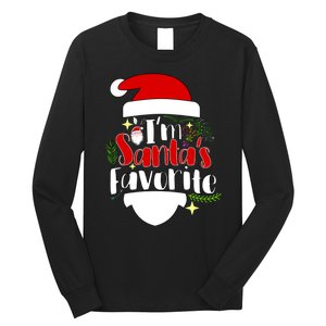 I'm Santa's Favorite Christmas Long Sleeve Shirt