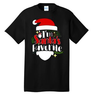 I'm Santa's Favorite Christmas Tall T-Shirt