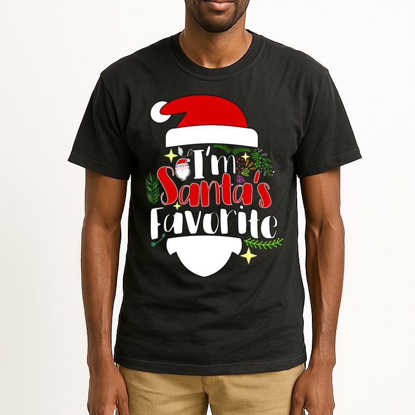 I'm Santa's Favorite Christmas Tall T-Shirt