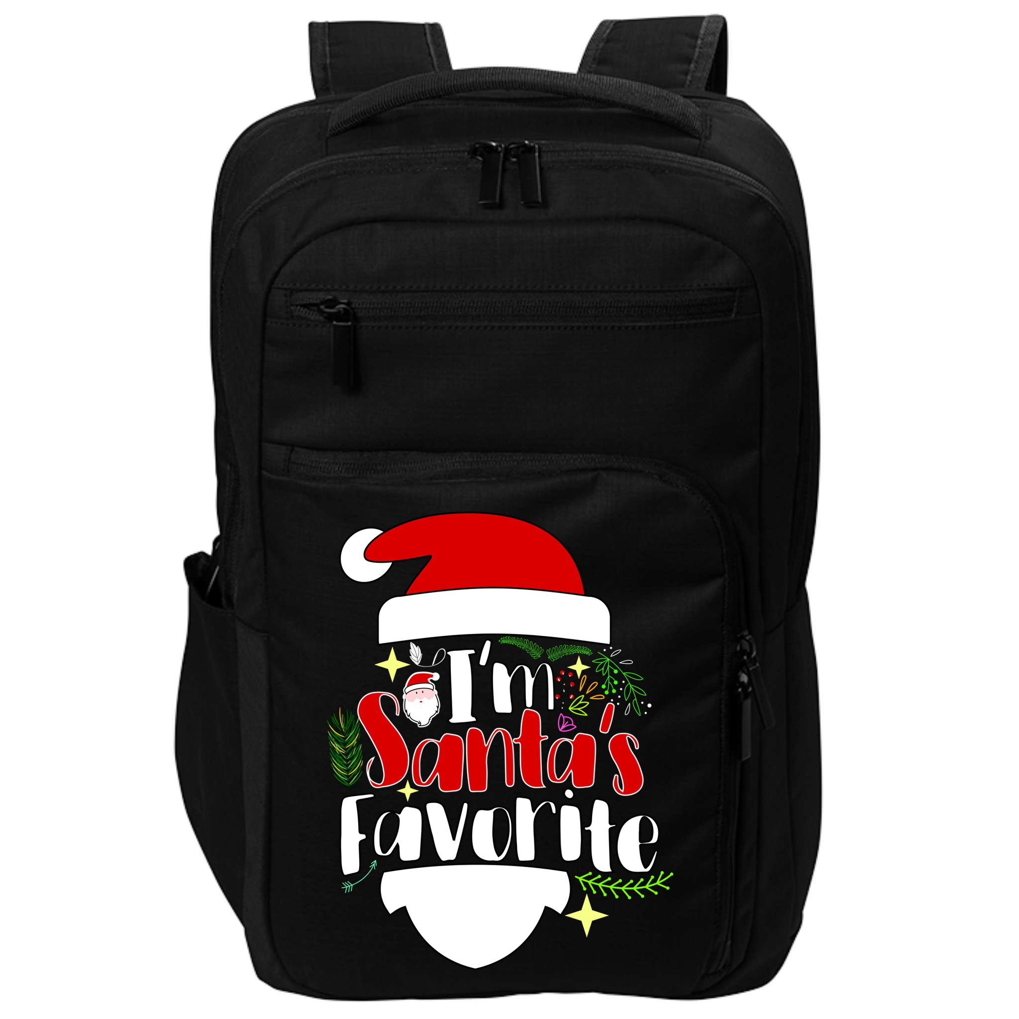 I'm Santa's Favorite Christmas Impact Tech Backpack