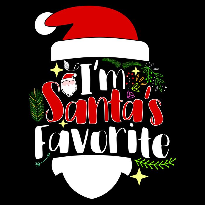 I'm Santa's Favorite Christmas Backpack