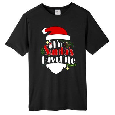 I'm Santa's Favorite Christmas Tall Fusion ChromaSoft Performance T-Shirt