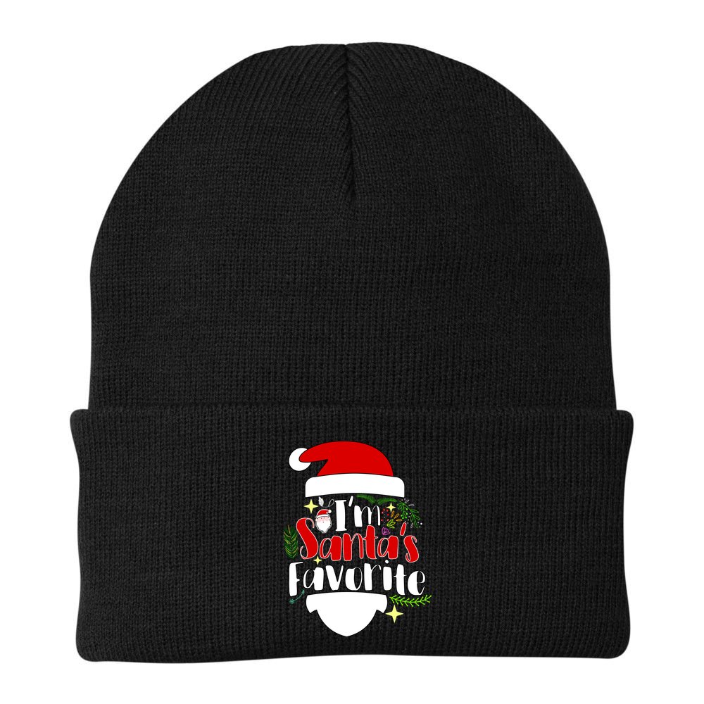 I'm Santa's Favorite Christmas Beanie